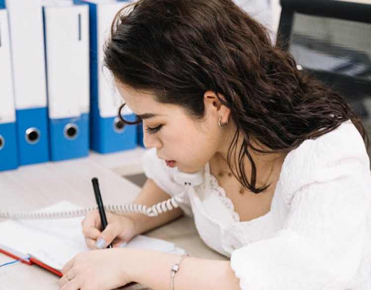 taking notes
